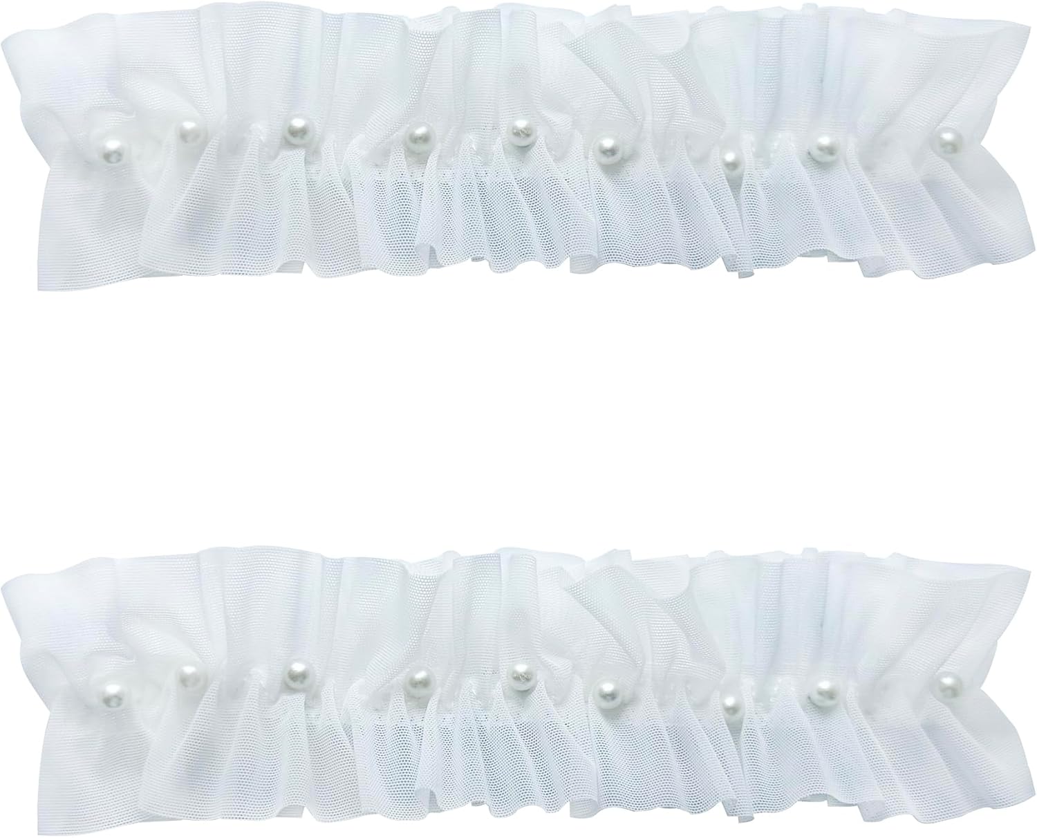 YunPeng Wedding Bride Garter Lace Bowknot Stretch Leg Garter Set Bridal Accessories 2pcs
