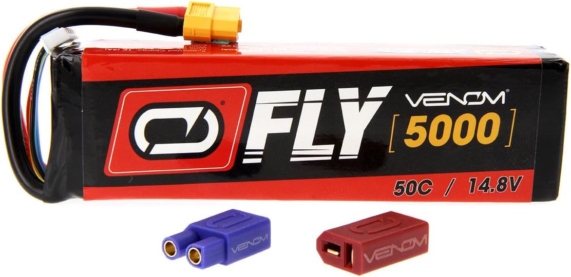 Bеѕt Cуbеr Mоndау 🔥 Venom Fly 50C 4S 5000mAh 14.8V LiPo Battery with UNI 2.0 Plug (XT60/Deans/EC3) - Compare to E-flite EFLB50004S30