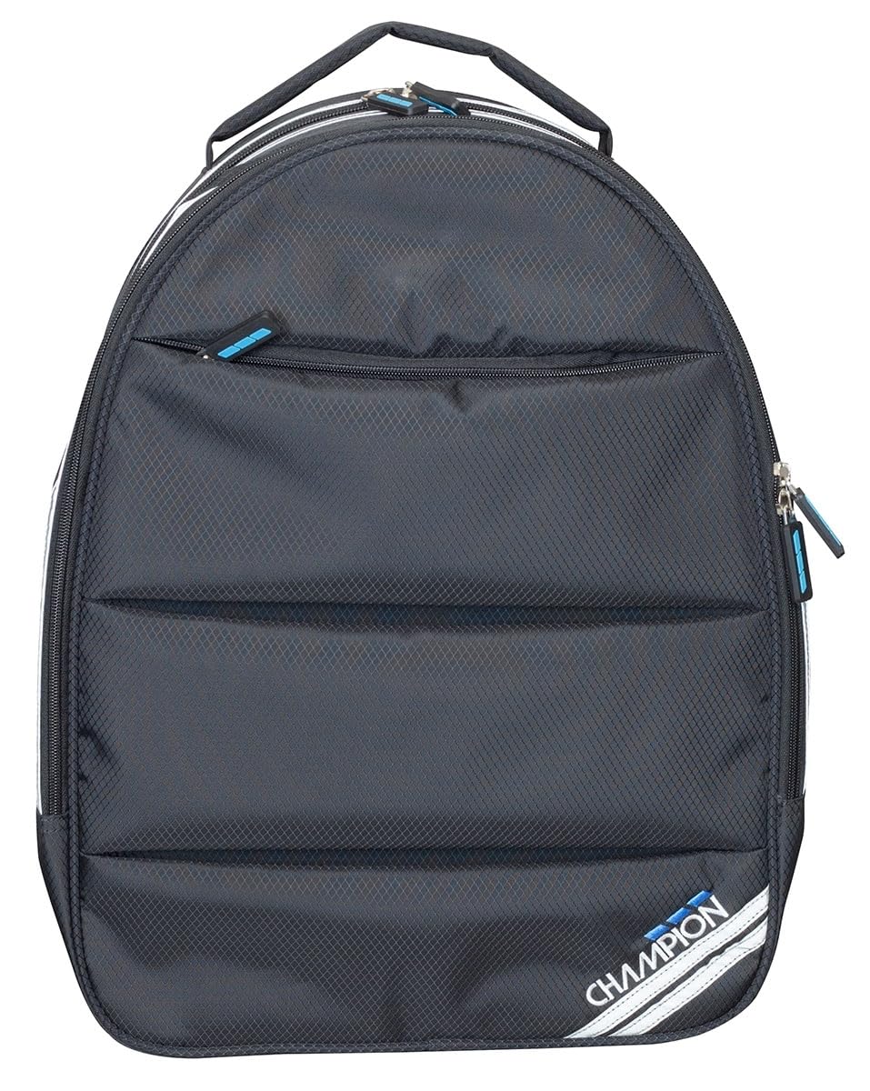 Champion Estuche doble para clarinete BB/clarinete A con asa y correas de mochila, bolsillo para silenciador y accesorios, interior de felpa, diseño británico para estudiantes o instrumentos