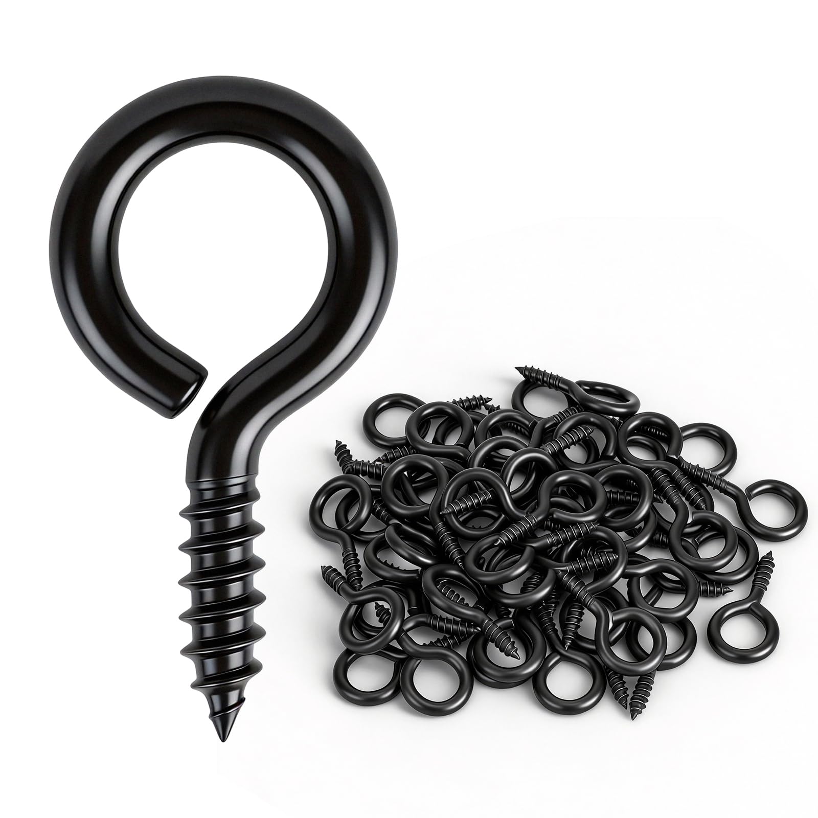 Stainless Steel Screw Eyes - 50 Pack -12
