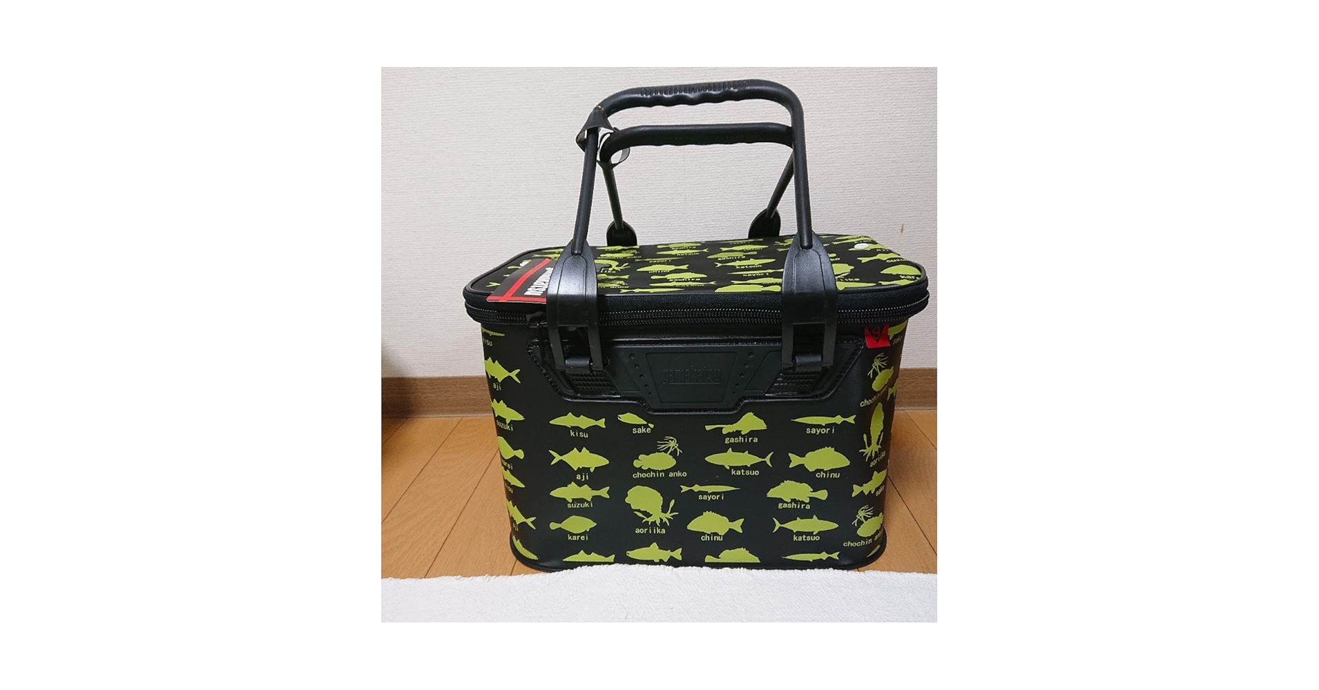 Amazon.co.jp: 終売品がまかつ バッカンふた付 魚柄 36センチ