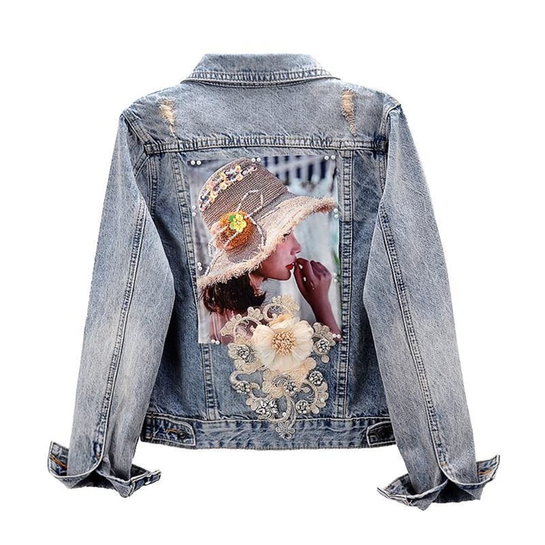 MIVY Dames Jas,Vrouwen Lange Spijkerjas Vintage Blauw Geript Noodlijdende Lange Mouw Knop Jean Jas Mode Losse Denim Windjack Jas Herfst Overgang Casual Uitloper, Xxl MIVY Dames Jas,Vrouwen Lange Spijkerjas Vintage Blauw Geript Noodlijdende Lange Mouw Knop Jean Jas Mode Losse Denim Windjack Jas Herfst Overgang Casual Uitloper, Xxl