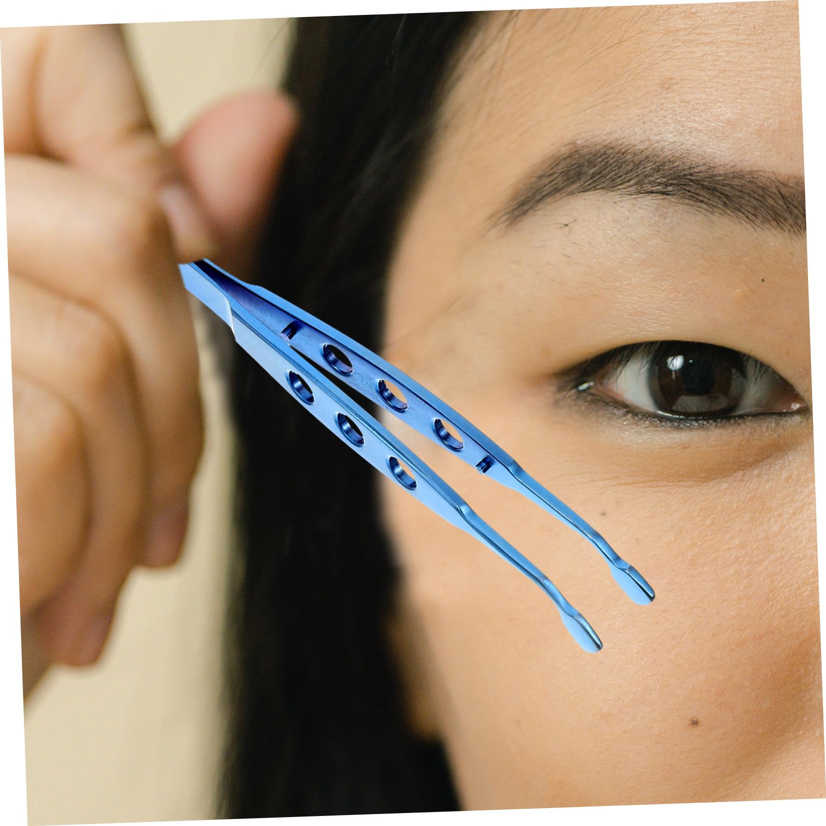 Pinzas de Párpados de Metal para Expresión de Glándulas Meibomio Herramienta de para Mujeres Pinzas de Cuidado Ocular y Efectivas