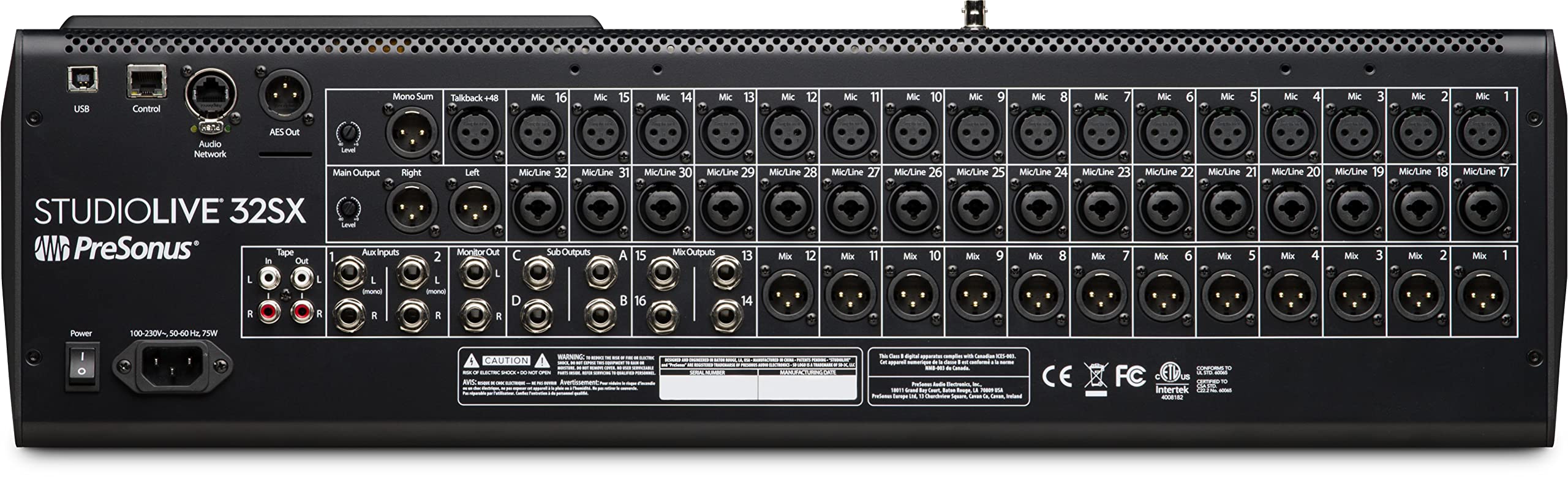 Presonus - Mesa Digital - StudioLive 32SX Series III : Amazon.com