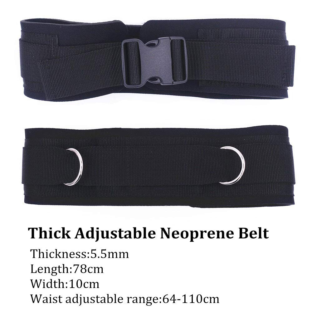 Fascia Elastica di Resistenza Fitness con Strumento di Allenamento della velocità della Cintura Regolabile per Allenamento di Resistenza per Migliorare Forza, Potenza e agilità 2M/1M,2m