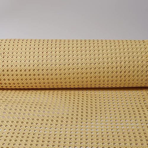 18” Width Cane Webbing Roll 5 Feet, Natural Rattan Webbing For Caning Projects, Cane Webbing Sheet, Woven Caning Material For Diy Rattan Furniture Nightstand Dresser Chair Basket Making Supplies… #TOP6