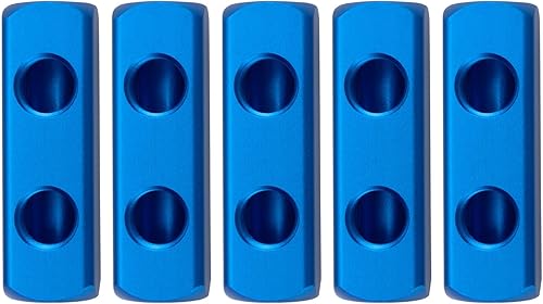 Miniatura 9 de Colector de aire, Colector de compresor de aire de 2 vías y 5 puertos, Divisor de bloque de colector en línea de manguera de aire de aluminio,