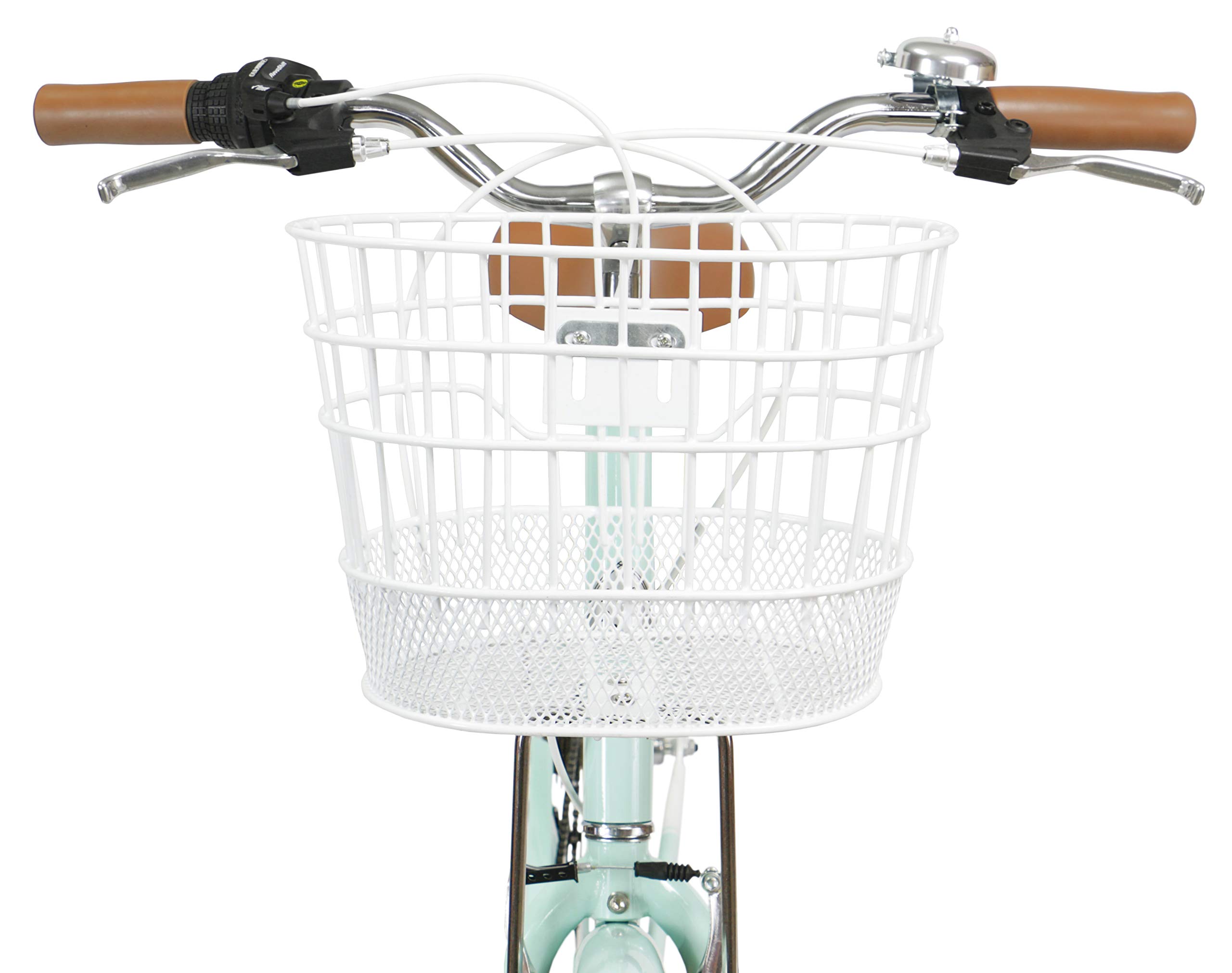 FabricBike Step City Damenfahrrad Amsterdam 28 Zoll Komfort Bike 7 Gang Hollandrad im Retro-Design