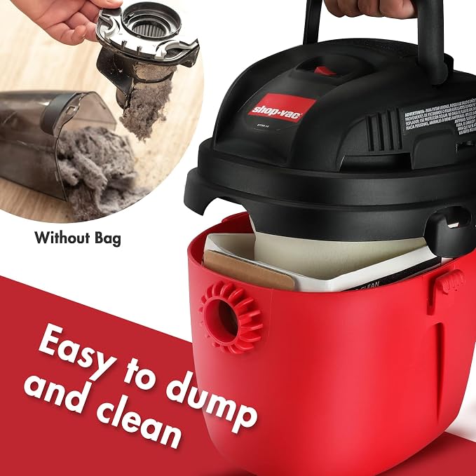 Aspiradora Wet Dry 1.5 gal 2.0 HP Sin Marca miniatura 5