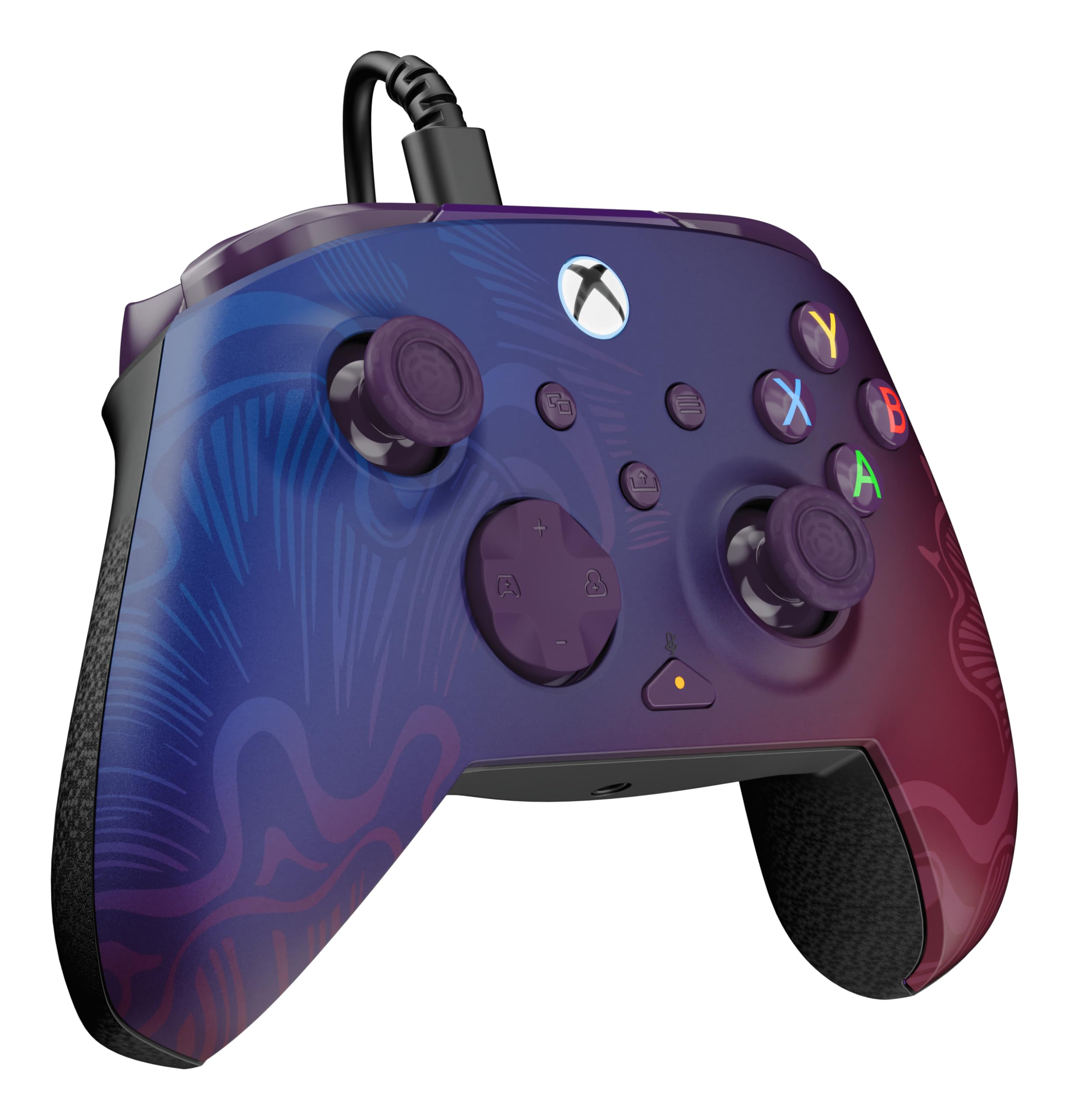 Turtle Beach Rematch Advanced Purple Fade Manette de jeu filaire - Licence Xbox Series XS, Xbox One et PC avec Boutons Programmables, Gâchettes, commandes audio et câble de 2.5 m - 4