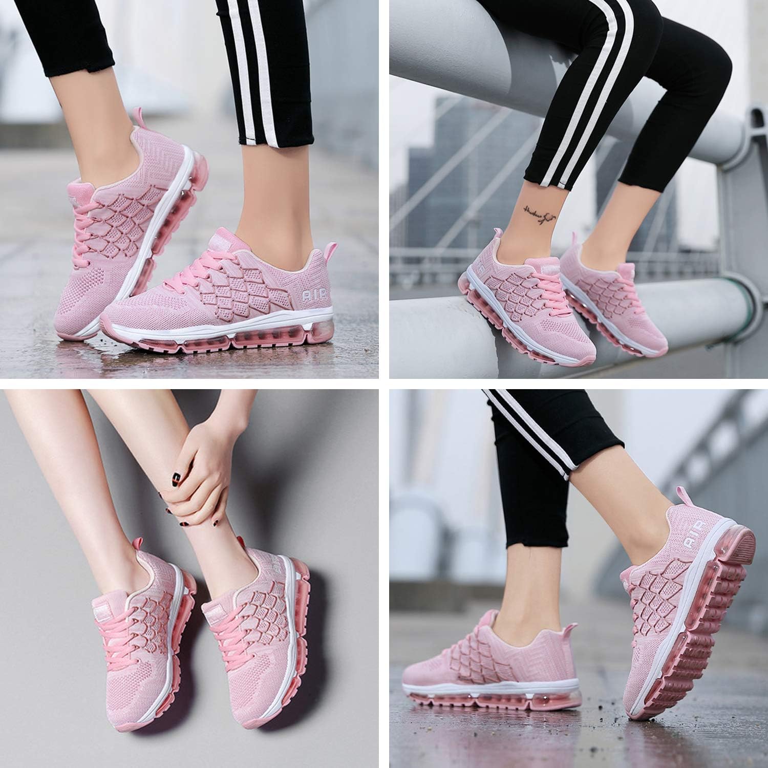 Uomo Donna Air Scarpe da Ginnastica Corsa Sportive Fitness Running Sneakers Basse Interior Casual all'Aperto 34-46 EU