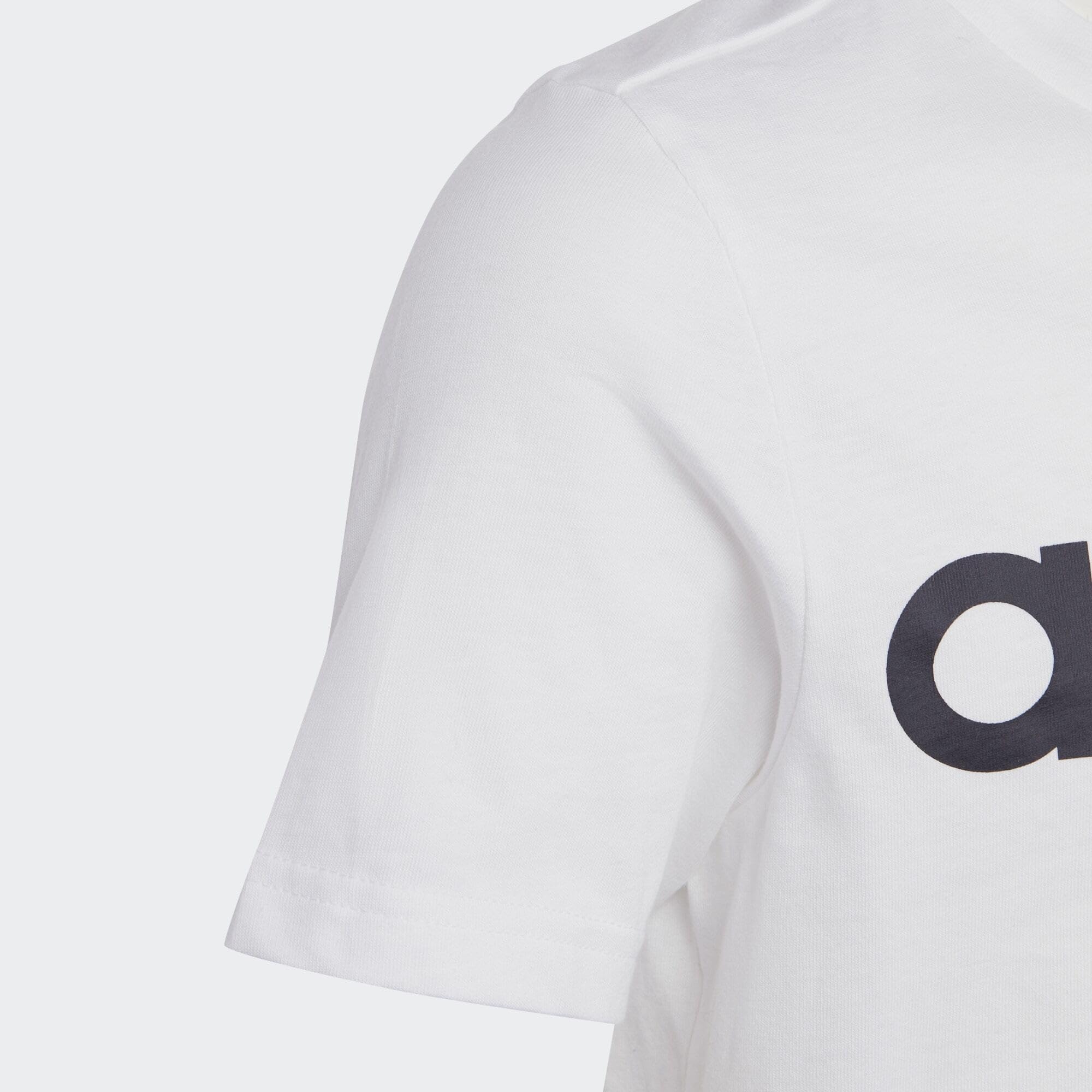 Adidas Essentials Linear Logo Cotton Tee Maglietta Unisex - Bambini e Ragazzi