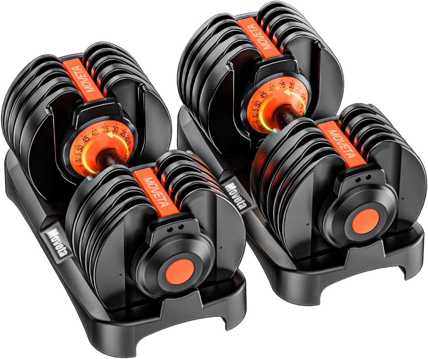 Adjustable Dumbbells Set of 2，Free Weights Dumbbells Set，Adjustable Dumbbell Set，52.5 lbs pair 105 lbs，15 in 1，for Men/Women Gym Equipment for Home Strength Training Equipment