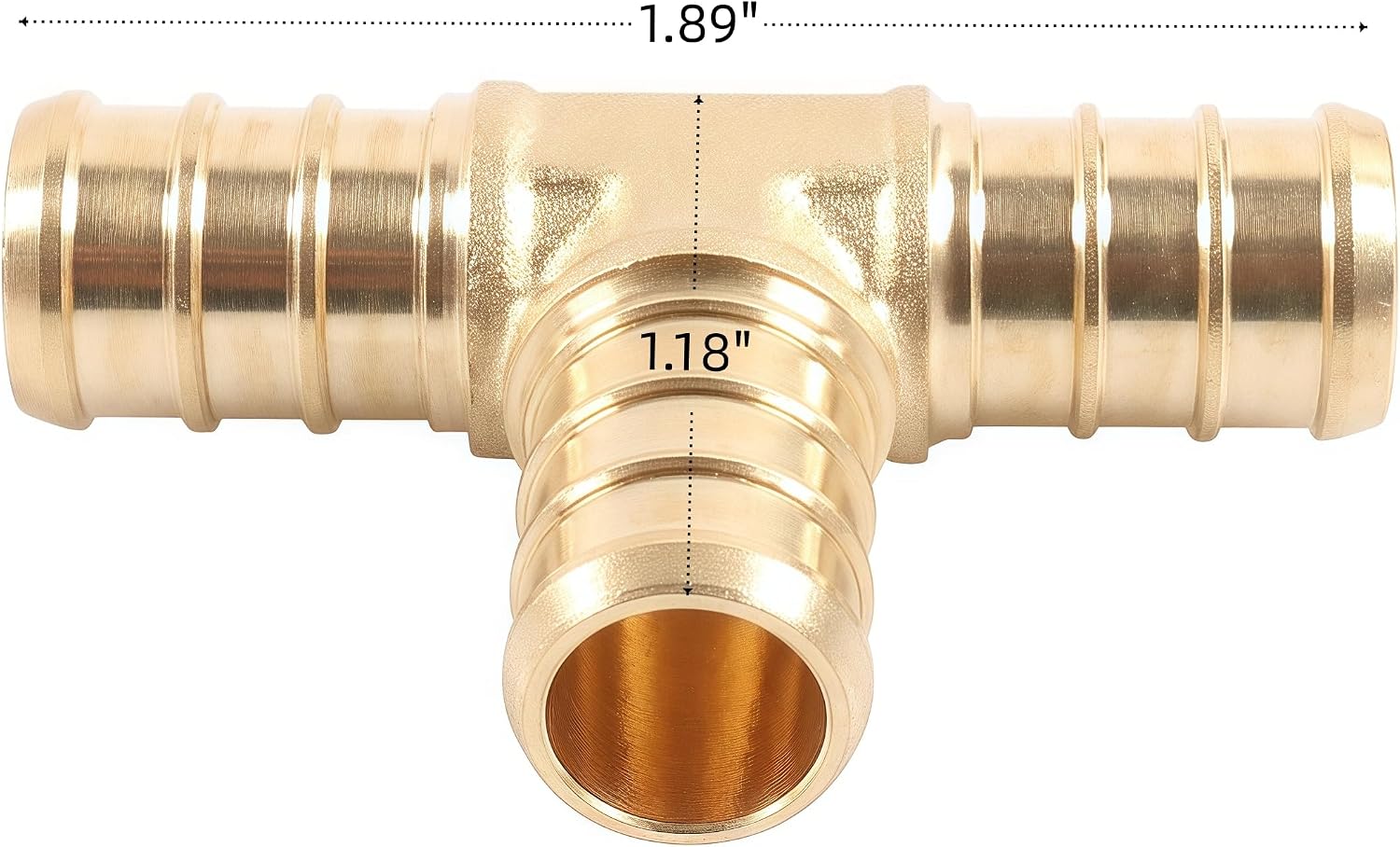 Pex Crimping Clamp Cinch Tool & Pipe Hose Cutter, Pex Pipe Fitting Crimper Tool Kit for 3/8" to 1" Stainless Steel Clamps, Including 12PCS Coupling Pipes Fittings, 26PCS 1/2" Clamps