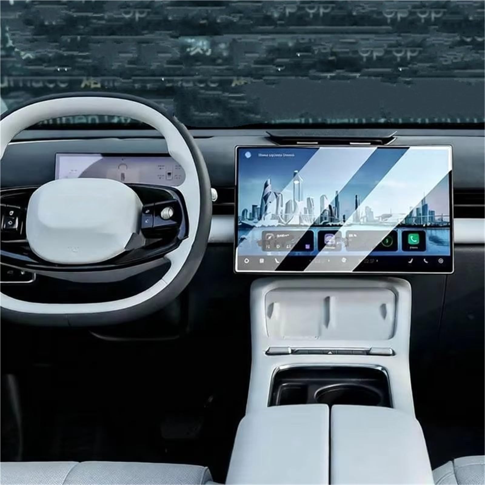 Auto GPS Proteggi Schermo Pellicola Proteggi Schermo Vetro Temperato 15.6 Pollici Centro Navigazione GPS Touch Strumento 8.8 Per OMODA 7 C7 2025 2026 Protettiva Schermo GPS