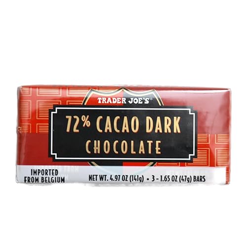 Miniatura 5 de Trader Joes Barras de chocolate negro belga paquete variado de 3 barras - Total de 9 barras