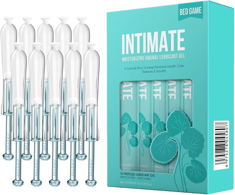 Long Lasting Comfort Vaginal Moisturizer - Intimate Moisturizing Feminine Lube Injector for Women's Dryness - Disposable Prefilled Massage Gel (10 Pcs)