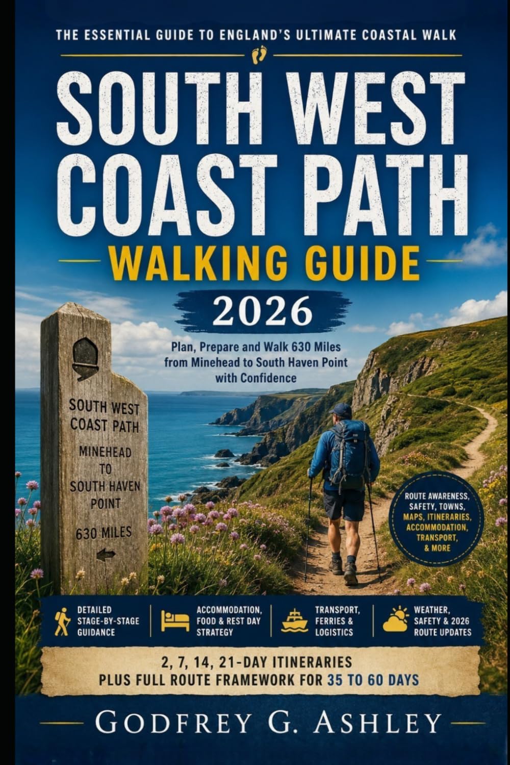 South West Coast Path Walking Guide 2026: Walk England’s Iconic Coastal Trail With Scenic Stages, Cliff Paths, Seaside Towns, Hidden Coves and Smart Hiking Tips