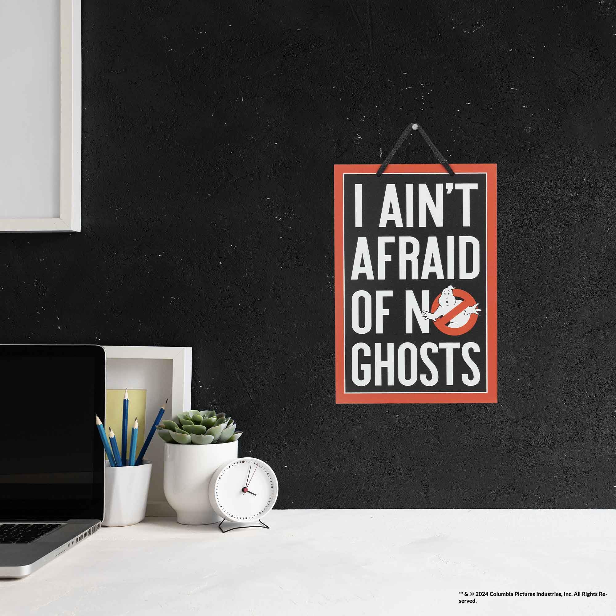 Targa In Metallo Retrò Ghostbusters - Poster Del Film Horror - 20x30 Cm - Vintage, Per Decorazione Parete