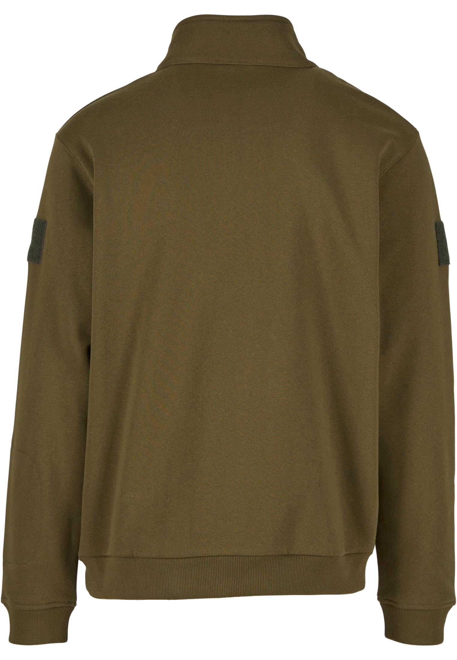 Brandit Męska bluza z kapturem Tactical Sweat Troyer, oliwkowy, 4XL