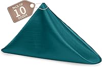 Vista 392 de Ultimate Textile -1 docena - Reversible Shantung Satin - Majestic - Servilletas de tela Majestic de 17 x 17 pulgadas color azul pizarra