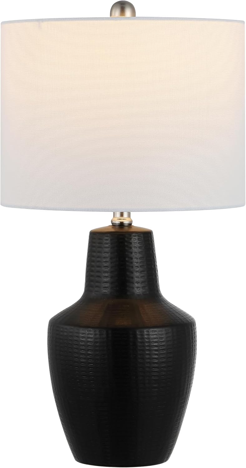 SAFAVIEH Lighting Collection Voetta Black 23-inch Table Lamp (LED Bulb Included)