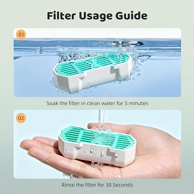 Filtros para Fuente de Agua para Gatos SARPAWS, Paquete de 12 miniatura 5