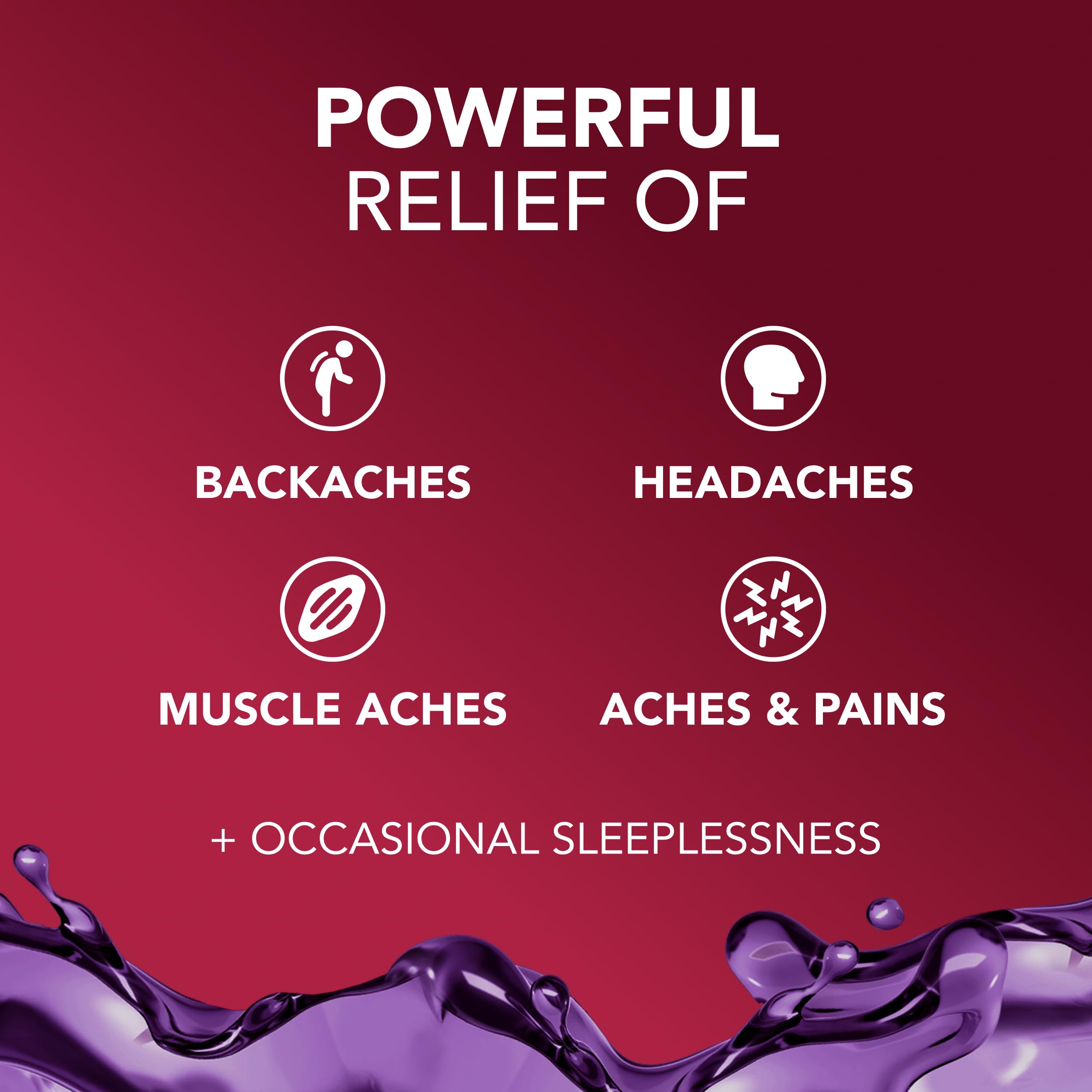 Vicks PainQuil Pain Relief Acetaminophen 1000mg Max Strength Pain Reliever LiquiCaps 100ct, Backache Headache Relief, 1 Nighttime Pain Reliever + Sleep Aid — Amazon image 6