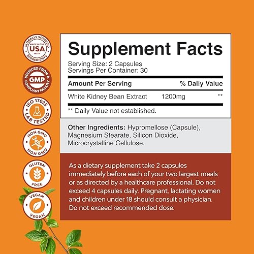 Miniatura 3 de Paquete de extracto de frijol de riñón blanco puro y suplemento de apoyo al hígado de cardo mariano limpia el hígado y previene el envejecimiento