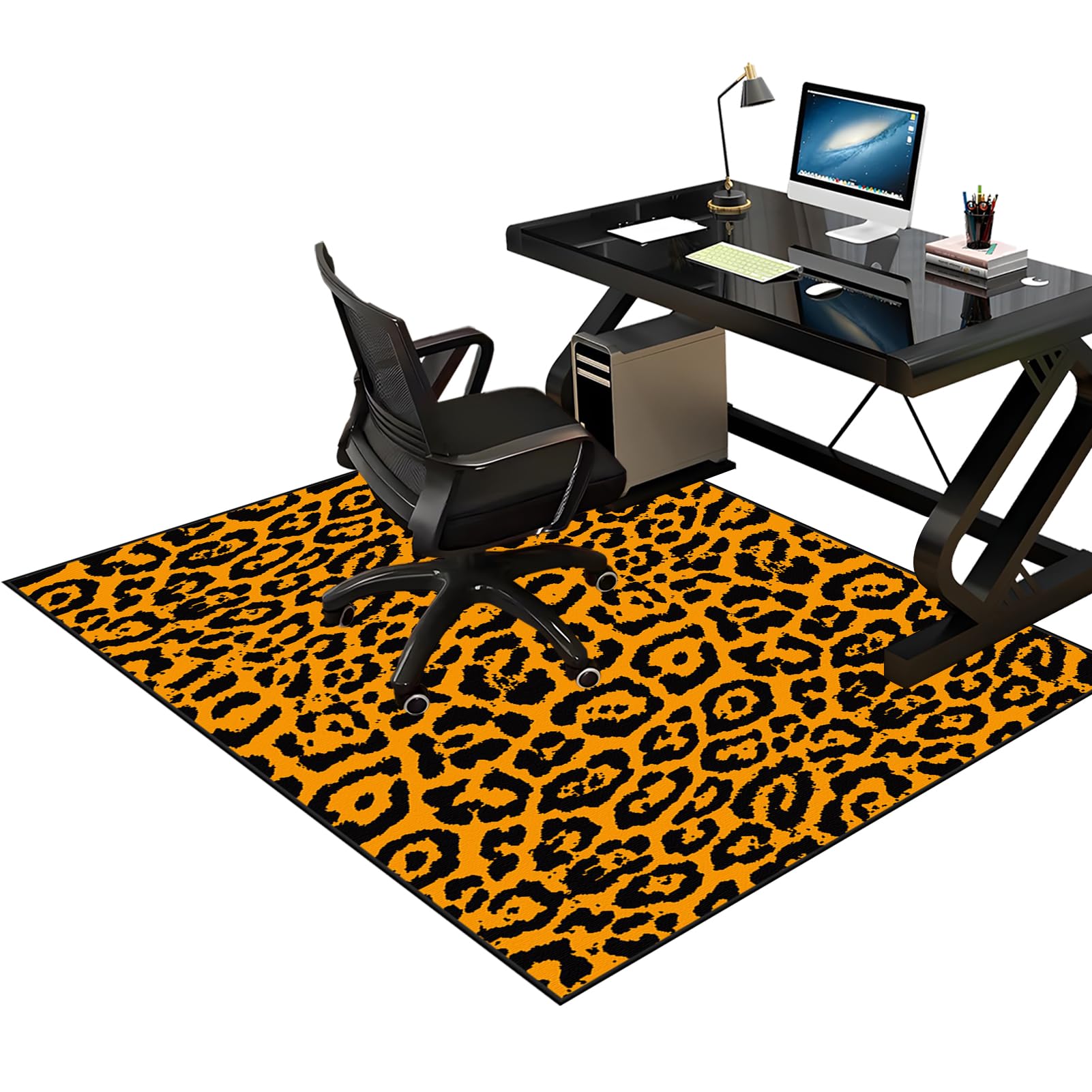100 x 140 cm Gaming Tapis de Chaise pour Les Chaises de Jeu ou de Bureau | Tapis Chaise de Bureau | Tapis de Protection de Sol pour sols durs | Tapis Protecteur de Sol pour fauteuils de Gaming