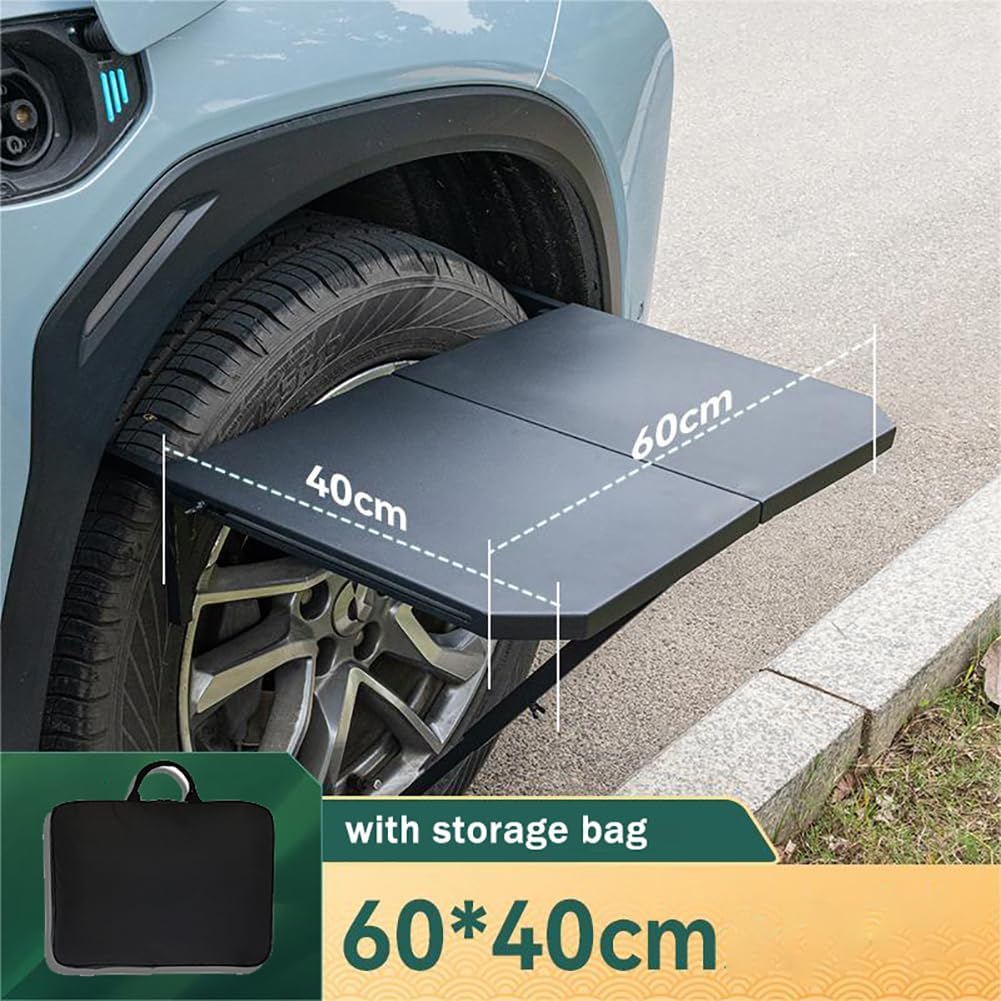 Przenośny stół kempingowy, aluminiowy składany stół piknikowy, regulowana wysokość, pojemność 20 kg, z przyczepą kempingową i torbą na zakupy na świeżym powietrzu