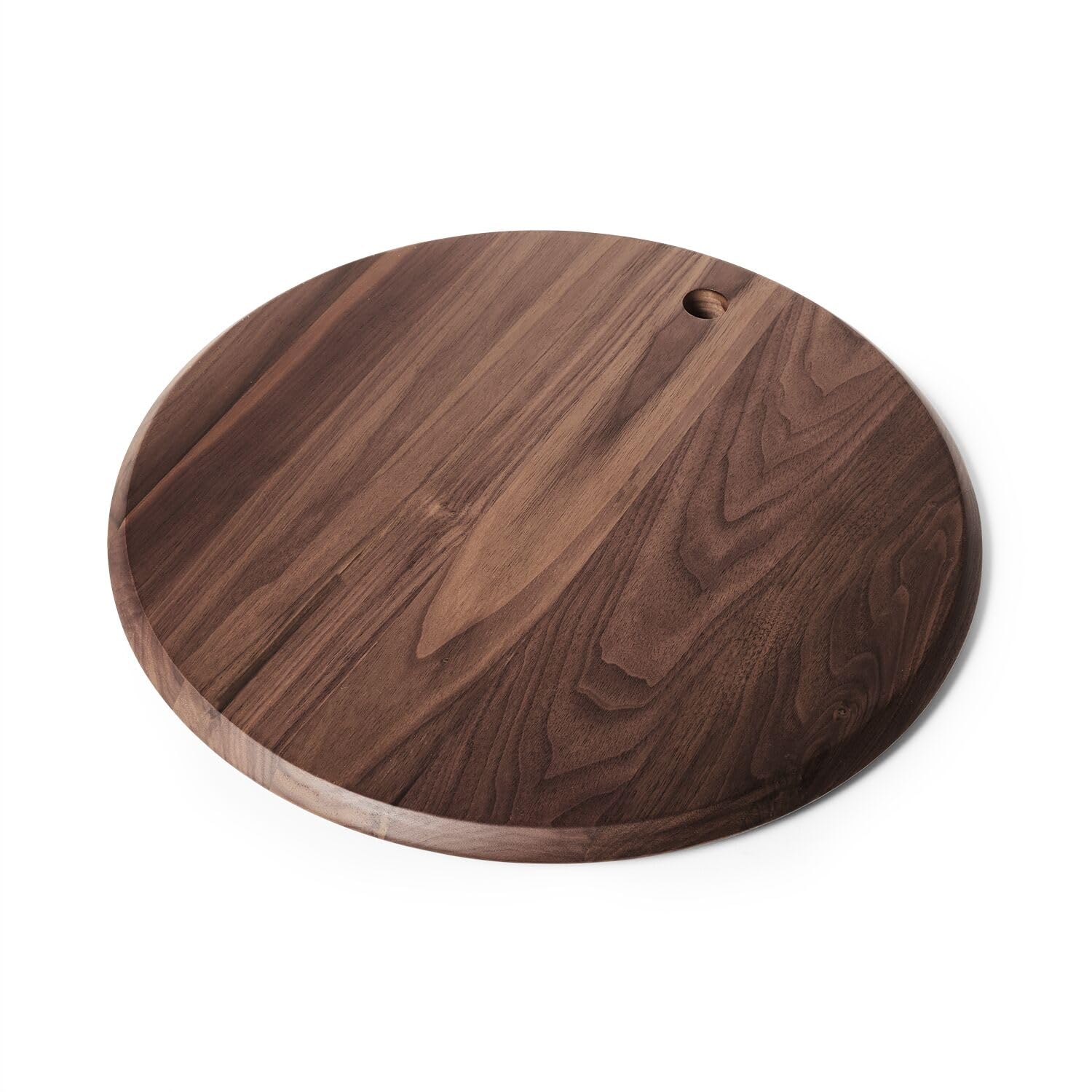 Sur La Table Black Walnut Round Cheese Board, Brown