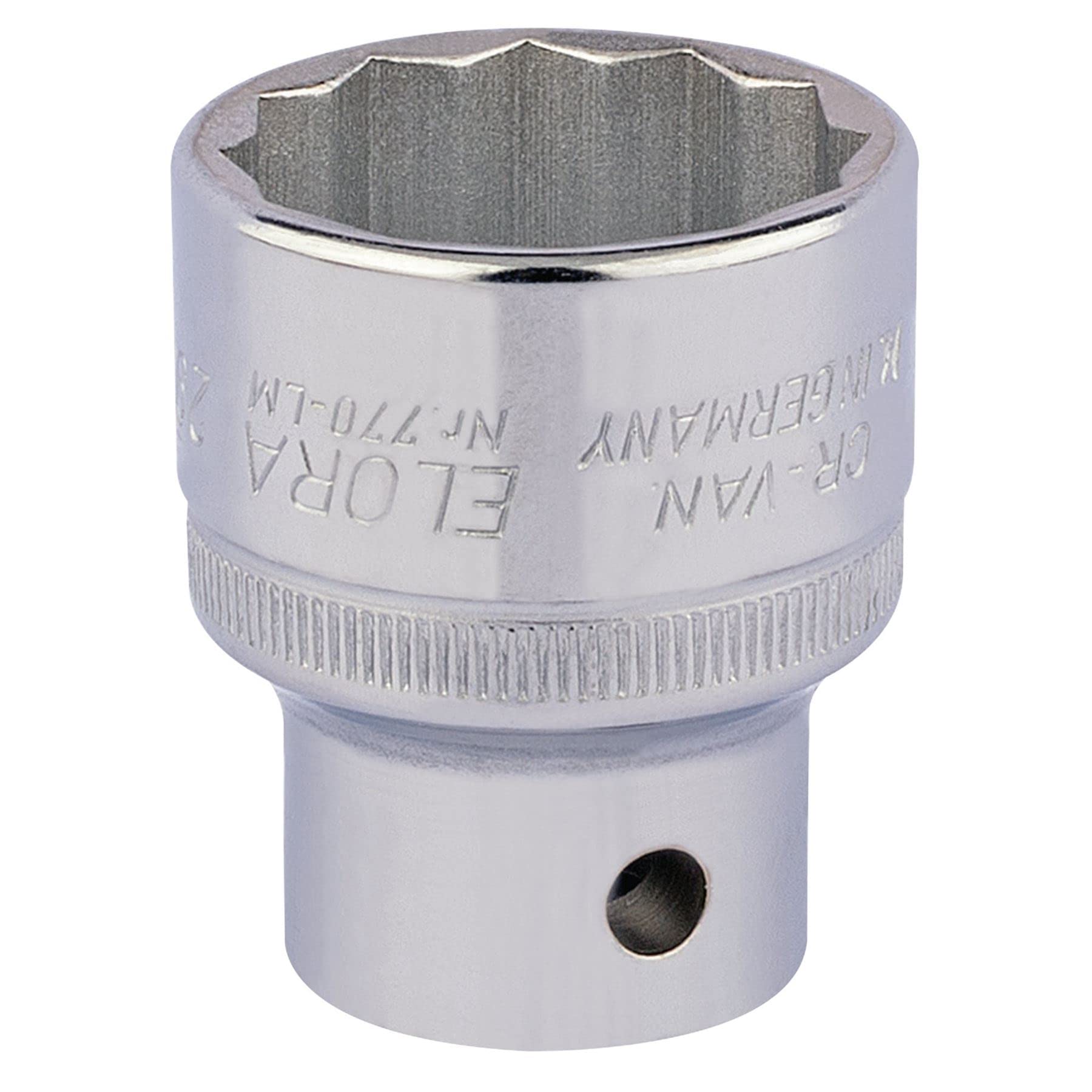 Draper 24749 Elora Bi-Hexagon Socket, 1/2" Square Drive, 29mm, Blue