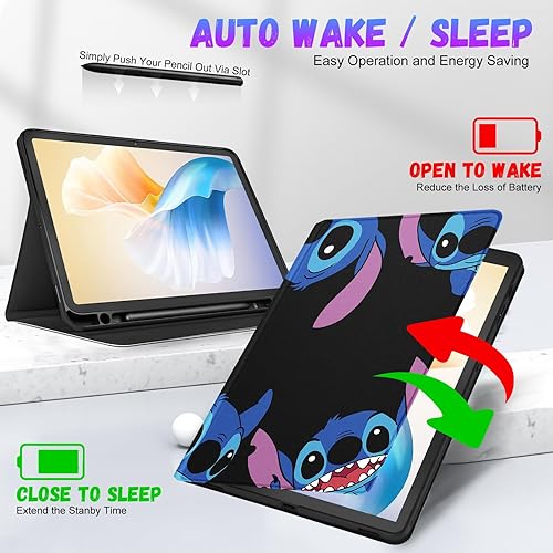 Miniatura 5 de Besoar Funda para Galaxy Tab S7 Fe 2021S8 Plus 2022S7 Plus 2020 de 12.4 pulgadas para niñas, niños, adolescentes, niños, mujeres, lindo diseño de