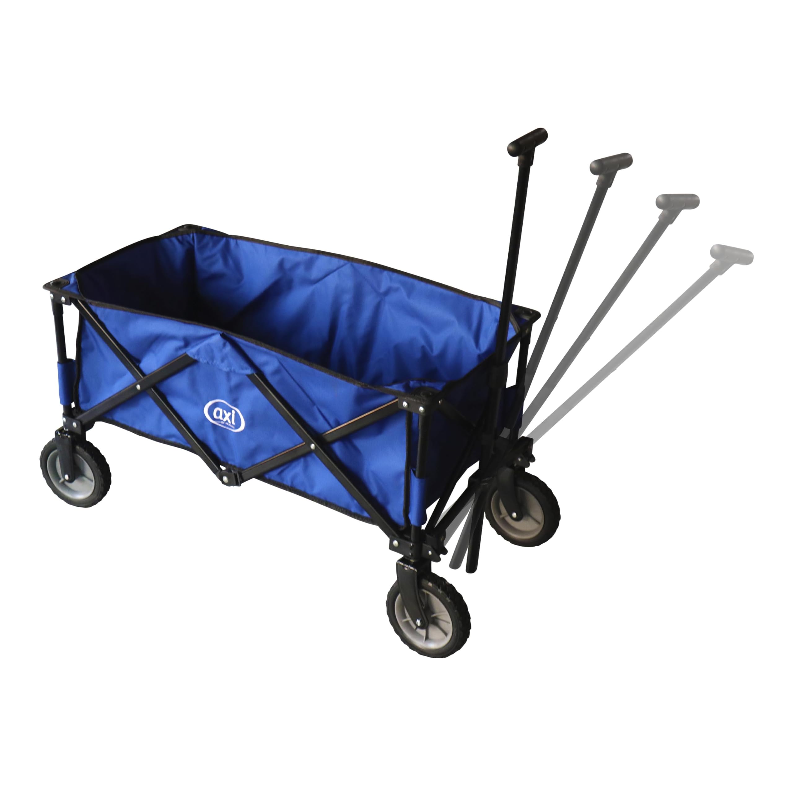 AXI AB110 Faltbarer Bollerwagen Blau | Faltwagen/Gartenwagen/Handwagen