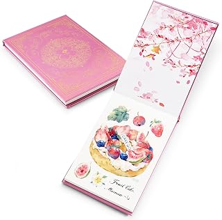 Paul Rubens Watercolor Paper, Hot Press Watercolor Journal,50% Cotton 140 lb/300gsm 20 Sheets 5.2’’ x 3.8’’ Travel Art Journal for Beginners and Artists