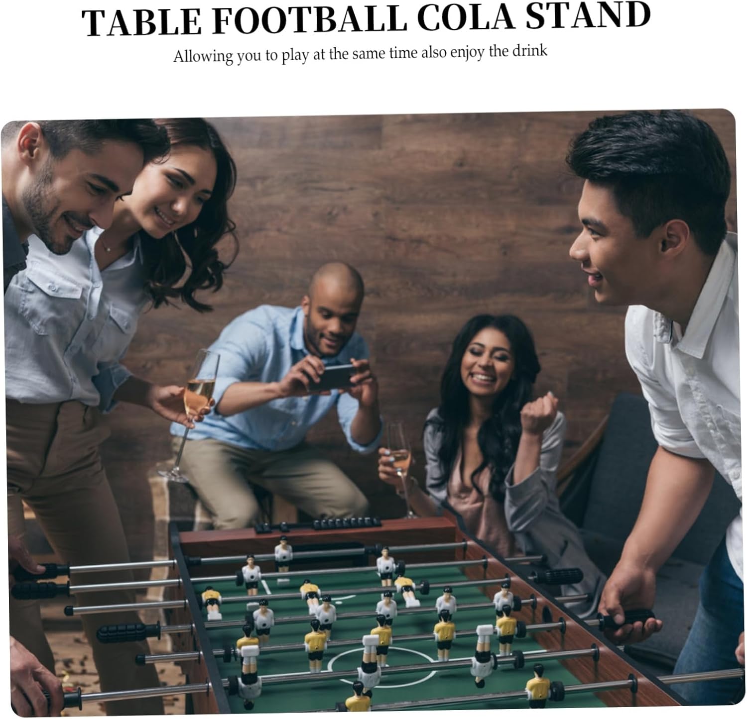 Gatuida 4 Pcs Foosball Table Drink Holders Football Bottle Rack Cup Holder for Game Room Accessories