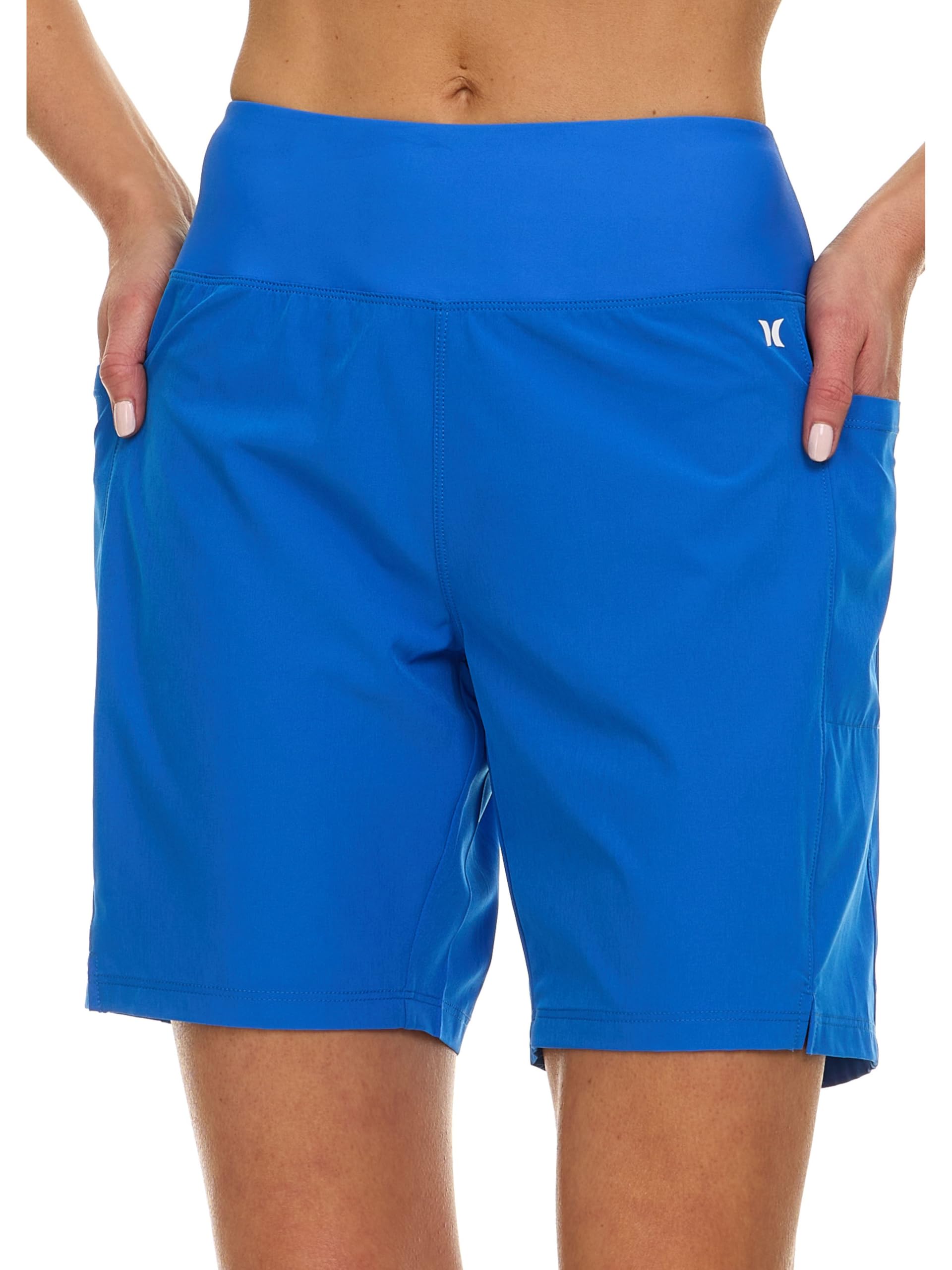 5"/7" High Waisted Swim Shorts Women, Board Shorts with Pockets & Inner Liner, Quick Dry Swim Trunk, UPF 50+-image-14