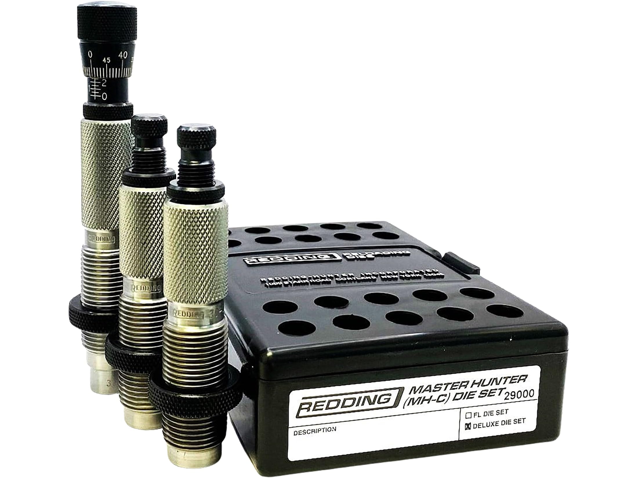 Amazon.com : Redding Reloading Master Hunter MH-C Deluxe Die Set