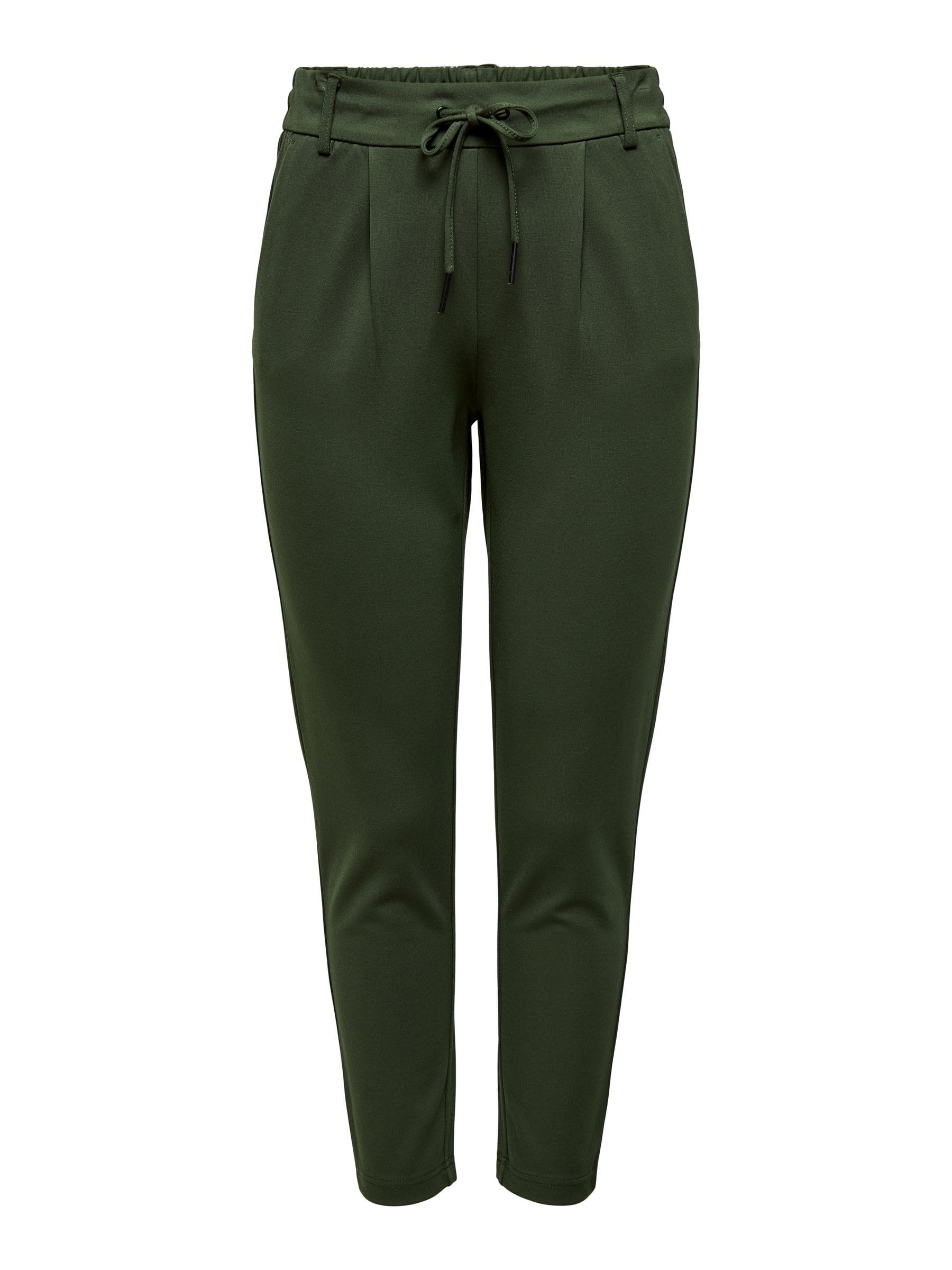 Only Chino Damen Hose - ONLPOPTRASH Easy COL Pant - Elegante und Bequeme Schlupfhose mit Stretch - Klassisch Geschnittene Stoffhose aus Hochwertiger Viskosemischung