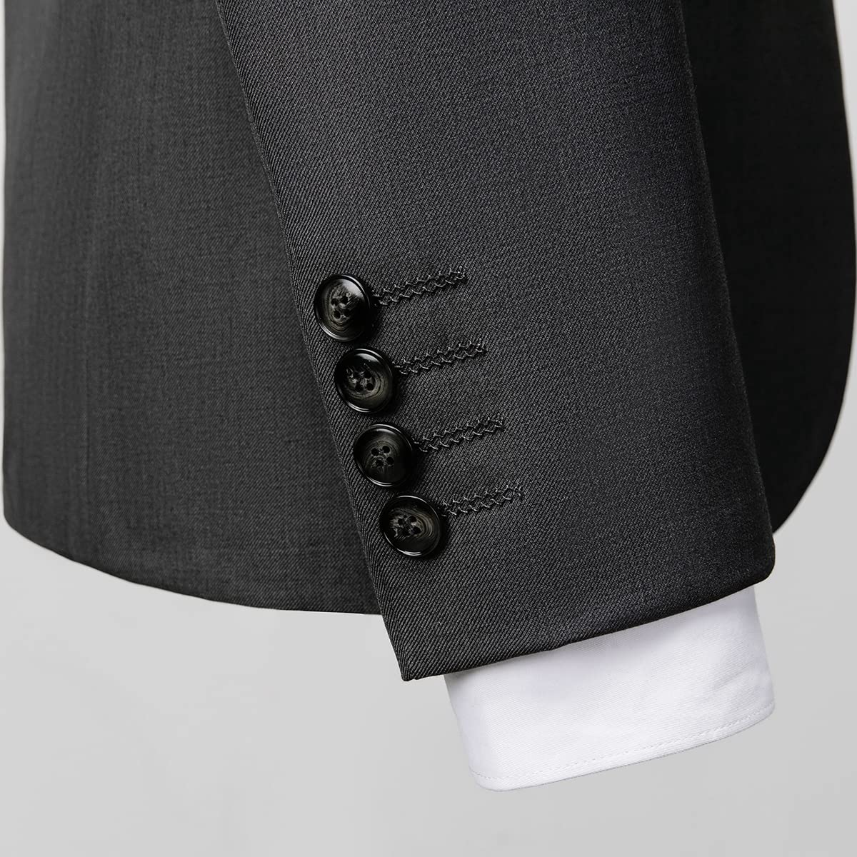 YOUTHUP Abito da Uomo 2 Pezzi Slim Fit 1 Bottone Abiti da Lavoro Smoking da Sposa Blazer e Pantaloni