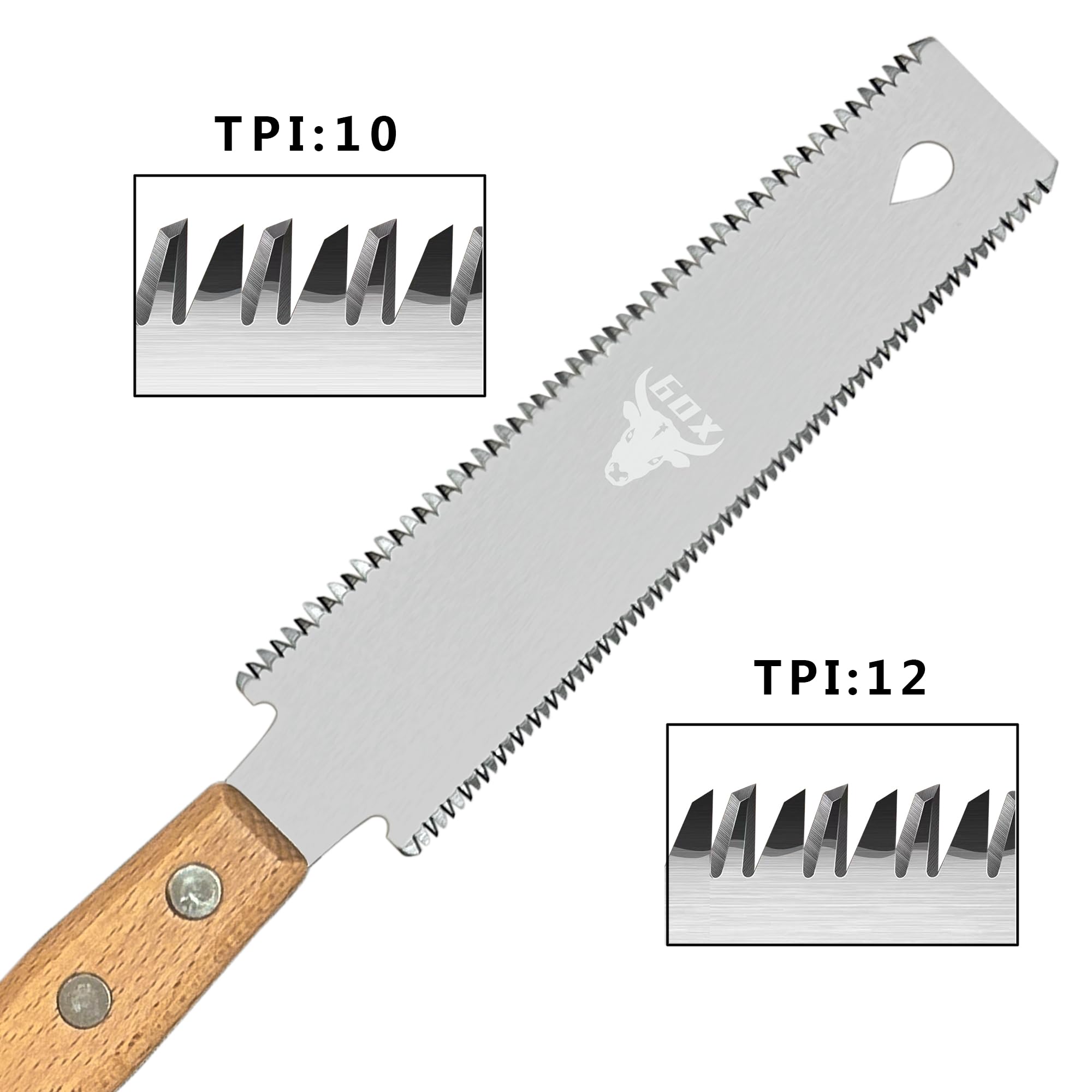 Japanese Pull Saw - 6 Inch Double Edge -4