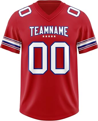 Custom Football Jersey for Men Women Youth Personalized Football Shirt Stitched Team Name Number Logo