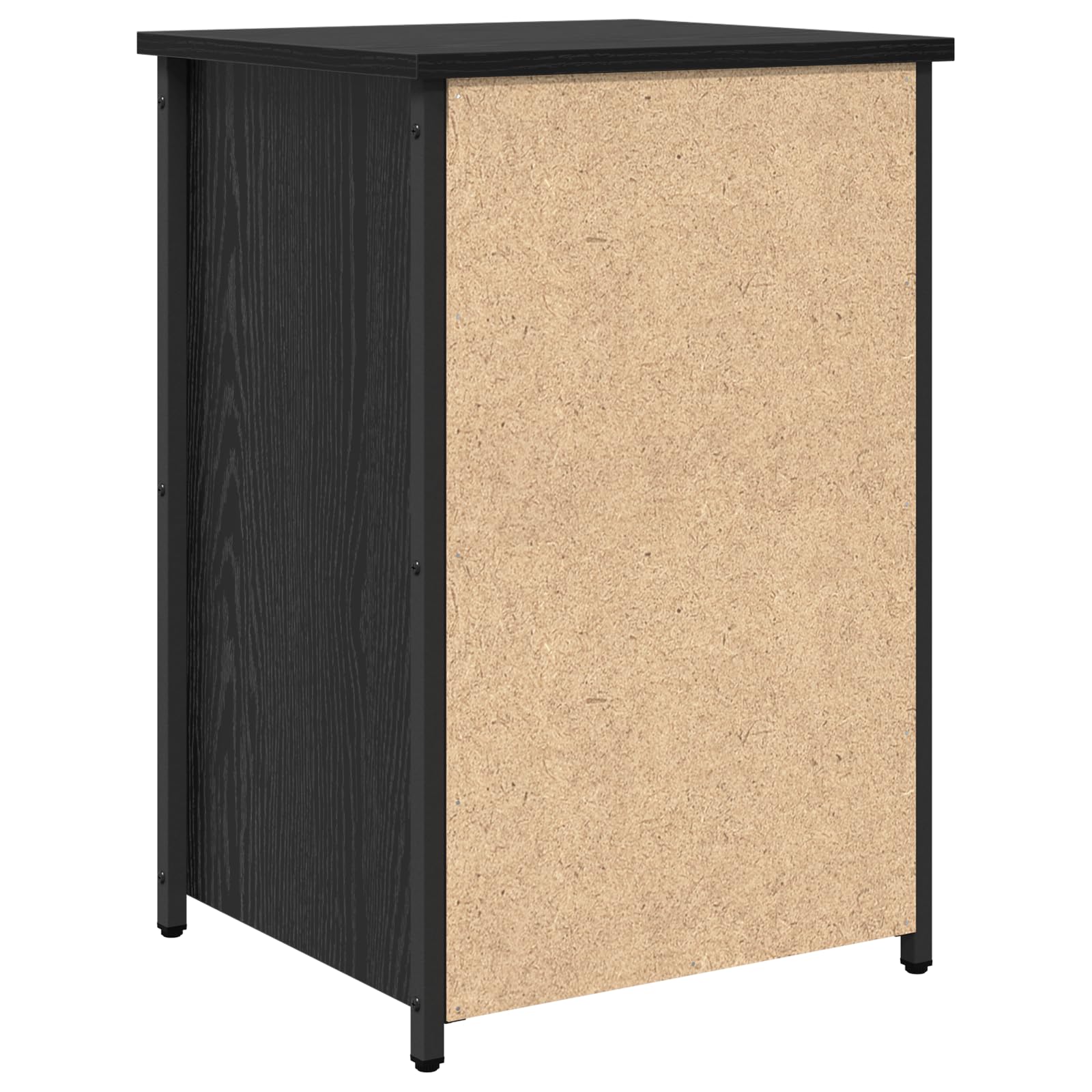 Black Oak Nachttisch Set mit 6 Schubladen, Schlafzimmer Nachttische in schwarzer Eiche, Stauraum Lösung, moderne Nachttische mit Schubladen, stilvolles Möbel Set