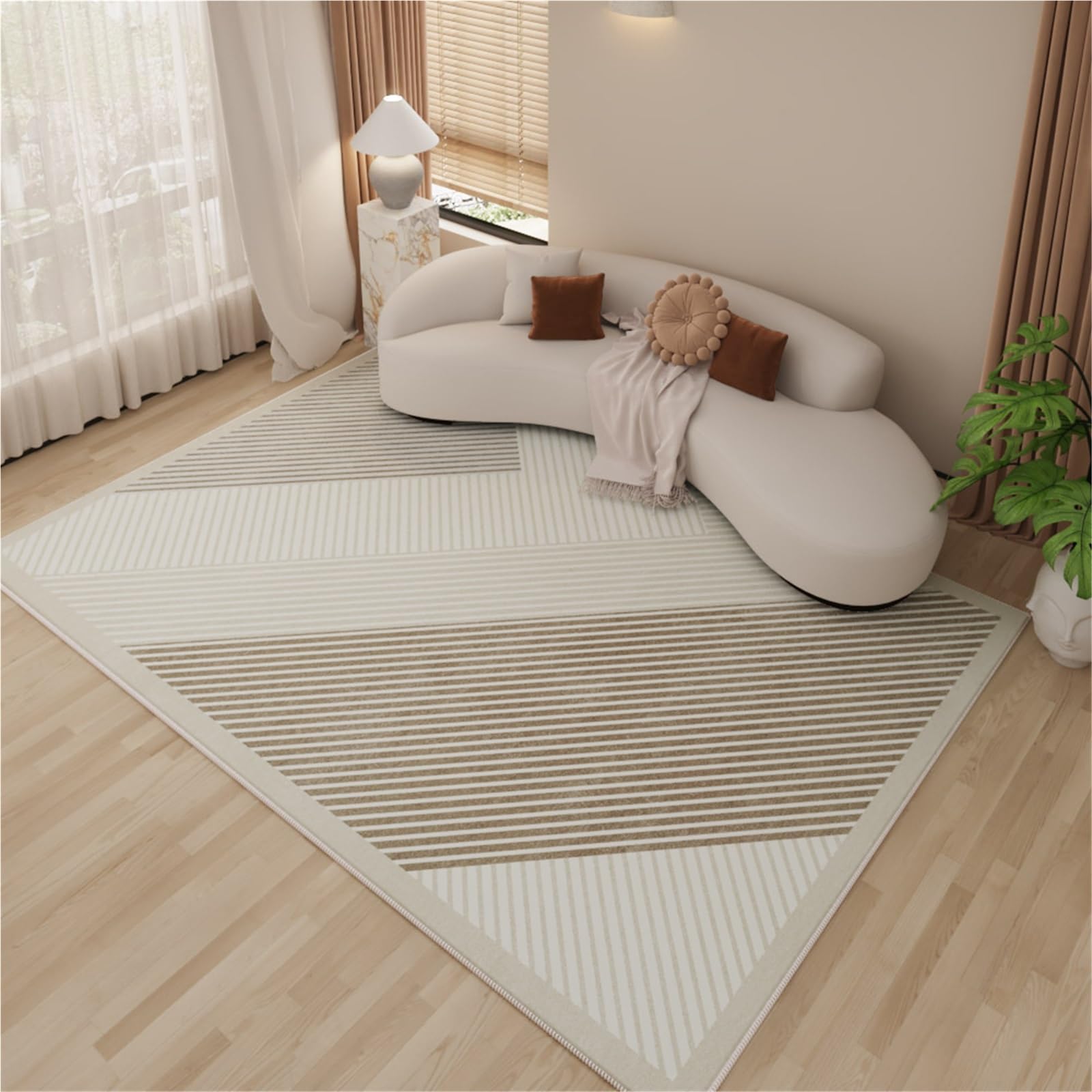 Tapis de chambre à coucher lavable pour des matins doux et sans stress