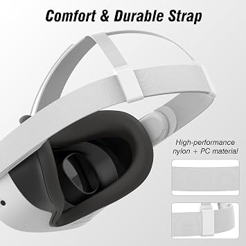 Head Strap for Oculus Quest 3/3S, Meta 3/3S VR Accessory