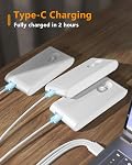 WILLED Motion Sensor Light Indoor, Warm White Stair Lights Indoor, Wireless Motion Sensor Night Light, Rechargeable Motion Sensor Night Light for Hallway, Bathroom, Bedroom, Closet, Kitchen (10 Pack)