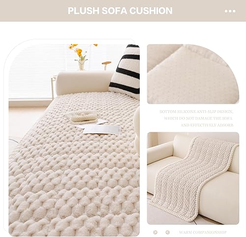 Miniatura 4 de DREAMINGO Fundas de sofá para mascotas, fundas antideslizantes y mullidas para sofá de perro, lavables geométricas y jacquard, protector de cojín