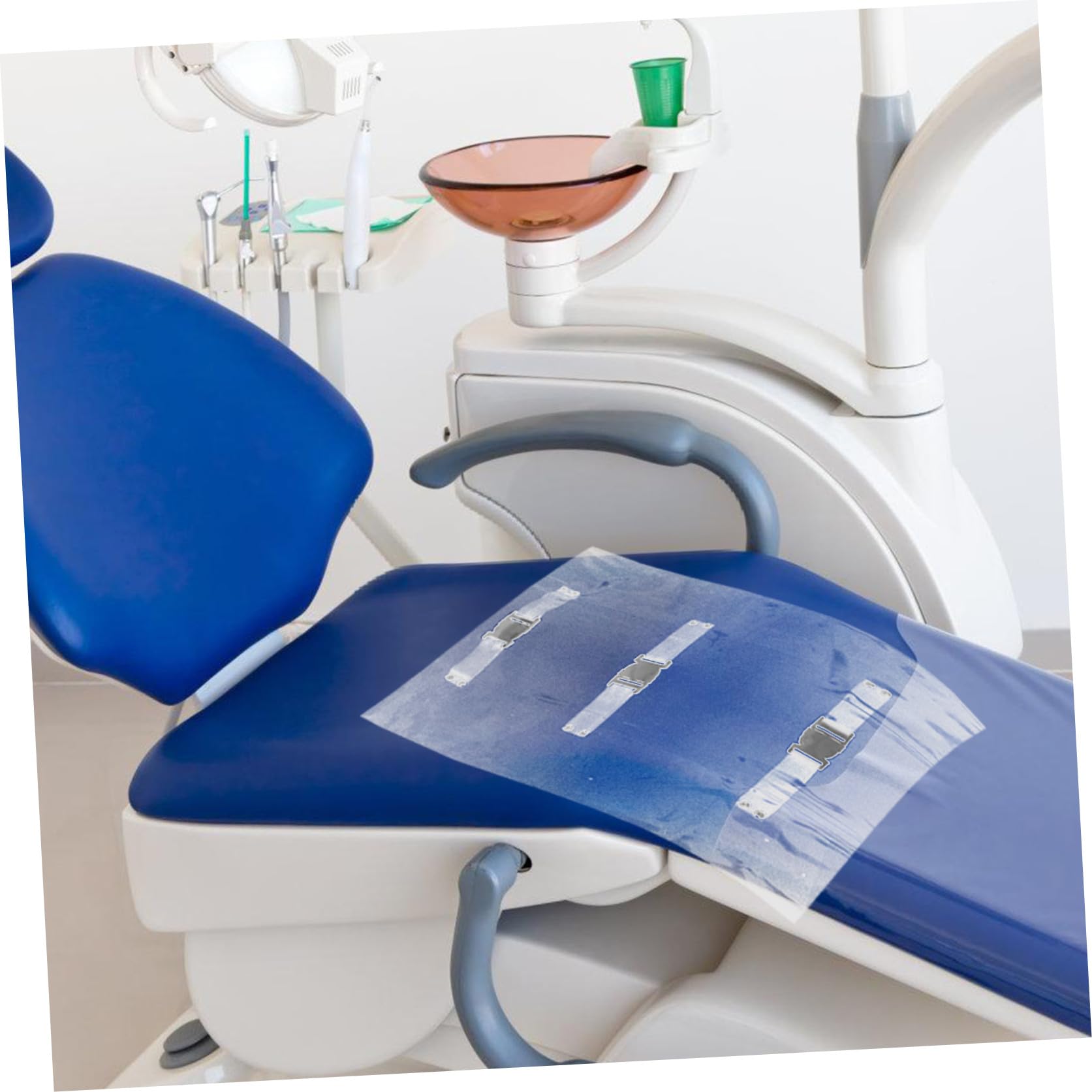Beavorty Copri Piedi Protettori Antiscivolo per Poltrona Odontoiatrica in Pvc 4 Pezzi Cuscinetti Resistente Bordo Arrotondato per Sedie Dentali per Uso Professionale
