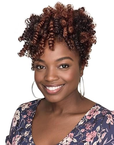 QUEENTAS 3 Packs Short Crochet Hair for Black Women 20inch
